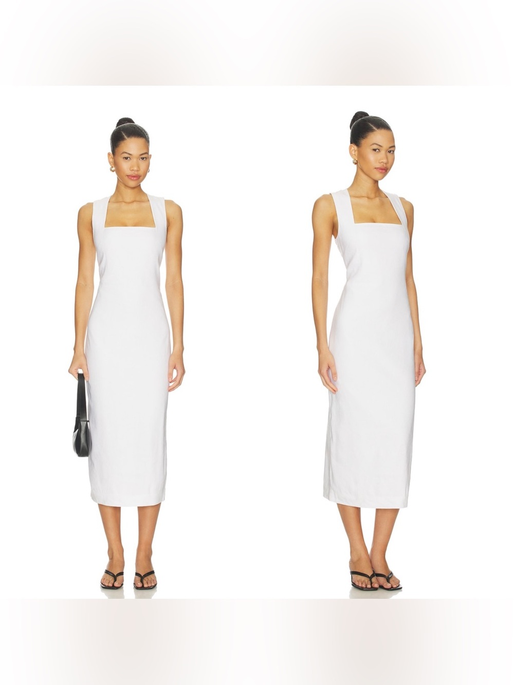 NWT Favorite Daughter The Perfect Opportunity Linen Dress in White